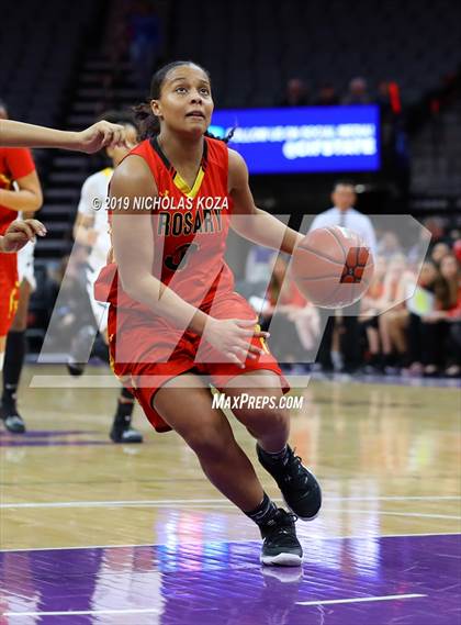 Thumbnail 1 in Rosary Academy vs. Bishop O'Dowd (CIF State D1 Final) photogallery.