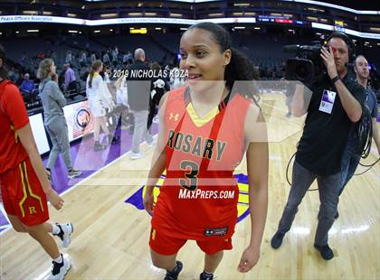 Thumbnail 2 in Rosary Academy vs. Bishop O'Dowd (CIF State D1 Final) photogallery.