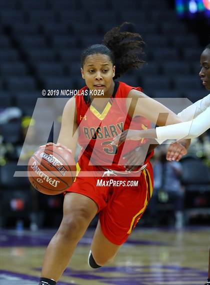 Thumbnail 3 in Rosary Academy vs. Bishop O'Dowd (CIF State D1 Final) photogallery.