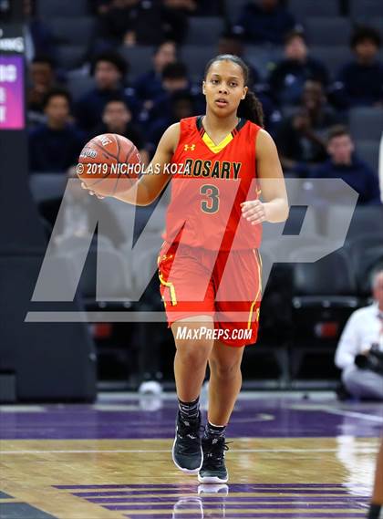 Thumbnail 3 in Rosary Academy vs. Bishop O'Dowd (CIF State D1 Final) photogallery.
