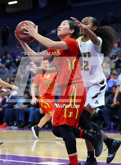 Thumbnail 2 in Rosary Academy vs. Bishop O'Dowd (CIF State D1 Final) photogallery.
