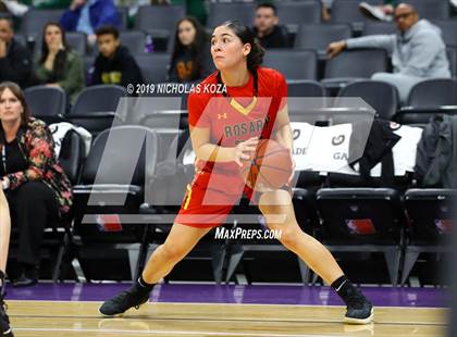 Thumbnail 2 in Rosary Academy vs. Bishop O'Dowd (CIF State D1 Final) photogallery.