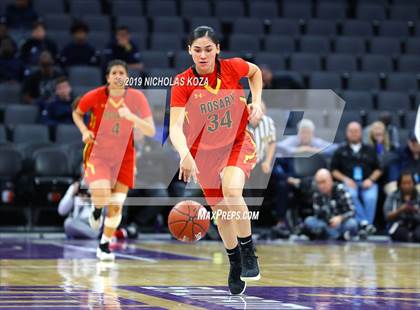 Thumbnail 3 in Rosary Academy vs. Bishop O'Dowd (CIF State D1 Final) photogallery.