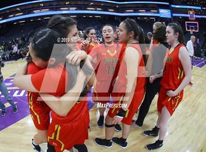 Thumbnail 2 in Rosary Academy vs. Bishop O'Dowd (CIF State D1 Final) photogallery.