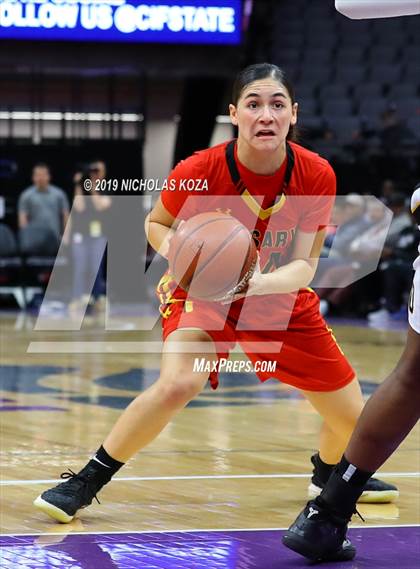 Thumbnail 1 in Rosary Academy vs. Bishop O'Dowd (CIF State D1 Final) photogallery.