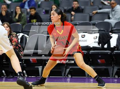 Thumbnail 3 in Rosary Academy vs. Bishop O'Dowd (CIF State D1 Final) photogallery.