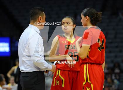 Thumbnail 2 in Rosary Academy vs. Bishop O'Dowd (CIF State D1 Final) photogallery.