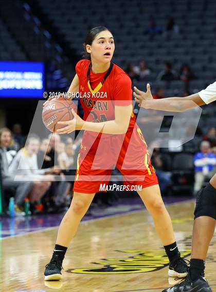 Thumbnail 2 in Rosary Academy vs. Bishop O'Dowd (CIF State D1 Final) photogallery.