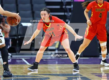 Thumbnail 1 in Rosary Academy vs. Bishop O'Dowd (CIF State D1 Final) photogallery.