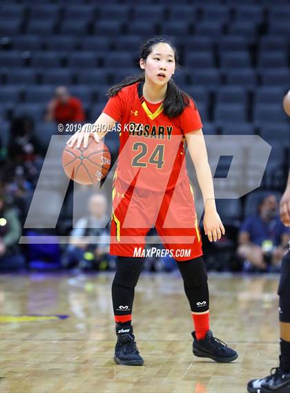 Thumbnail 3 in Rosary Academy vs. Bishop O'Dowd (CIF State D1 Final) photogallery.