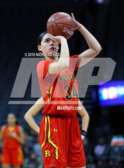 Thumbnail 1 in Rosary Academy vs. Bishop O'Dowd (CIF State D1 Final) photogallery.