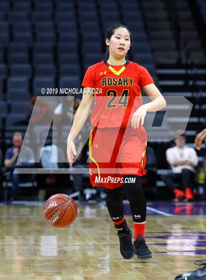 Thumbnail 1 in Rosary Academy vs. Bishop O'Dowd (CIF State D1 Final) photogallery.