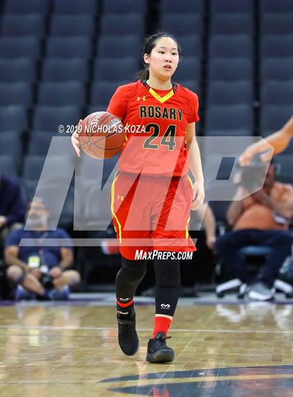 Thumbnail 1 in Rosary Academy vs. Bishop O'Dowd (CIF State D1 Final) photogallery.
