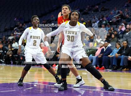 Thumbnail 2 in Rosary Academy vs. Bishop O'Dowd (CIF State D1 Final) photogallery.
