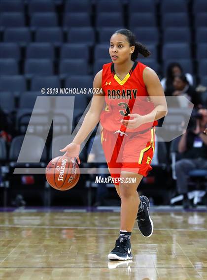 Thumbnail 1 in Rosary Academy vs. Bishop O'Dowd (CIF State D1 Final) photogallery.
