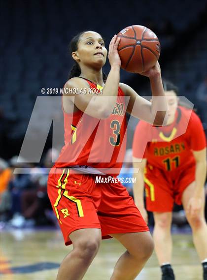 Thumbnail 3 in Rosary Academy vs. Bishop O'Dowd (CIF State D1 Final) photogallery.