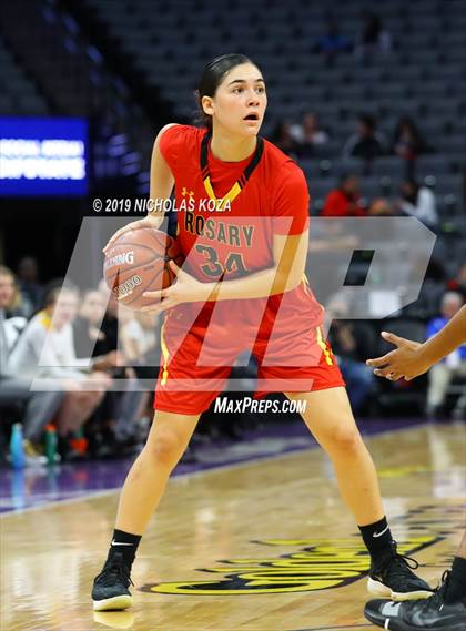Thumbnail 1 in Rosary Academy vs. Bishop O'Dowd (CIF State D1 Final) photogallery.