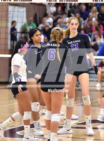Thumbnail 2 in Durango vs. Bishop Gorman (NIAA State 4A Final) photogallery.