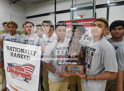 Thumbnail 3 in Northwest Rankin Boys/Girls Soccer TOC Ceremony photogallery.
