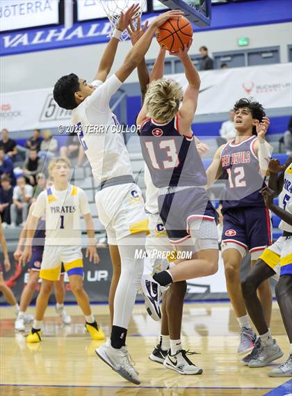 Thumbnail 2 in Springville vs. Cyprus (5 for the Fight National Hoopfest) photogallery.