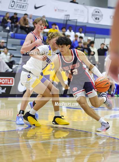 Thumbnail 2 in Springville vs. Cyprus (5 for the Fight National Hoopfest) photogallery.