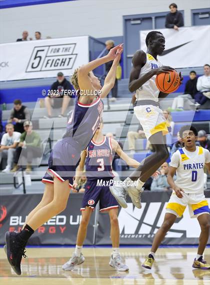 Thumbnail 1 in Springville vs. Cyprus (5 for the Fight National Hoopfest) photogallery.