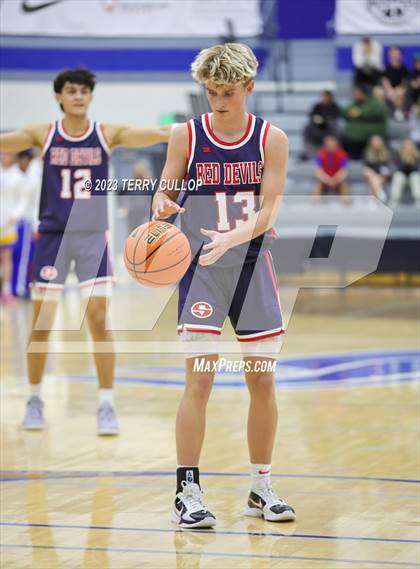 Thumbnail 3 in Springville vs. Cyprus (5 for the Fight National Hoopfest) photogallery.