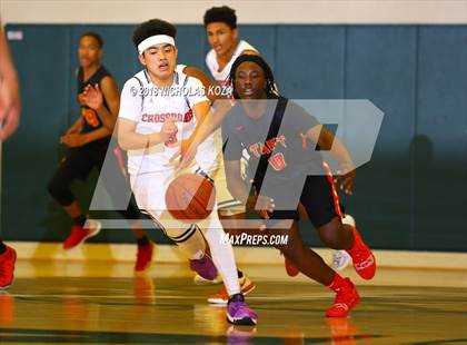 Thumbnail 2 in Crossroads vs. Taft (St. Monica Tournament) photogallery.