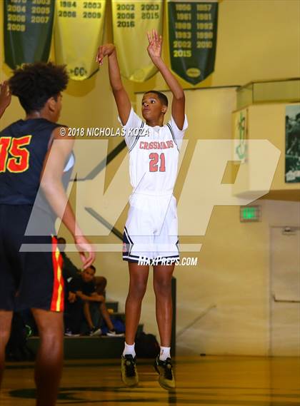 Thumbnail 1 in Crossroads vs. Taft (St. Monica Tournament) photogallery.