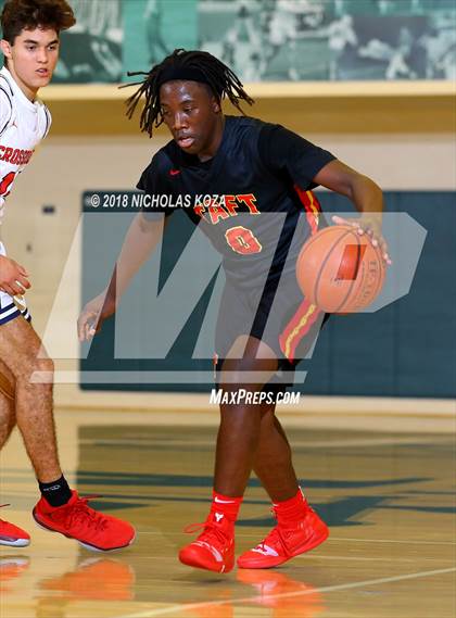 Thumbnail 1 in Crossroads vs. Taft (St. Monica Tournament) photogallery.
