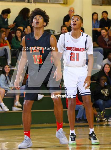 Thumbnail 1 in Crossroads vs. Taft (St. Monica Tournament) photogallery.