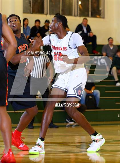 Thumbnail 2 in Crossroads vs. Taft (St. Monica Tournament) photogallery.