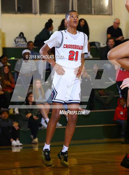 Thumbnail 3 in Crossroads vs. Taft (St. Monica Tournament) photogallery.