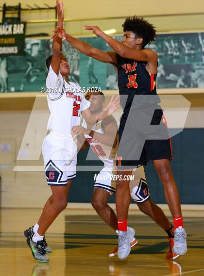 Thumbnail 1 in Crossroads vs. Taft (St. Monica Tournament) photogallery.
