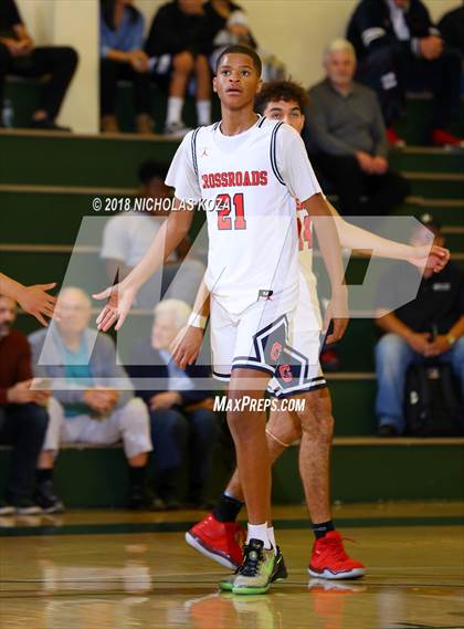 Thumbnail 2 in Crossroads vs. Taft (St. Monica Tournament) photogallery.