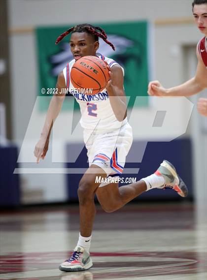 Thumbnail 1 in Dickinson vs. Tompkins (McDonald's Texas Invitational) photogallery.