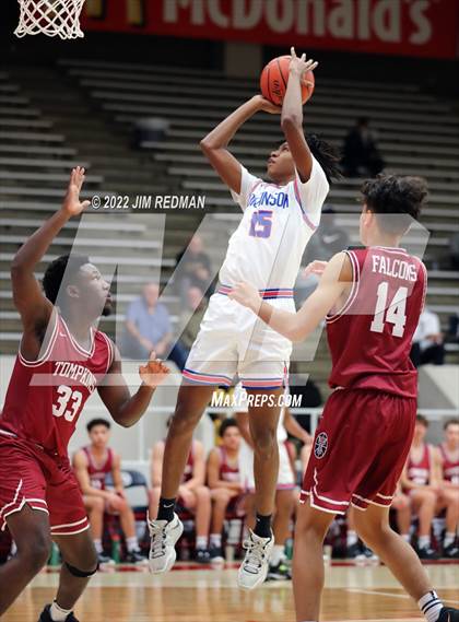 Thumbnail 2 in Dickinson vs. Tompkins (McDonald's Texas Invitational) photogallery.