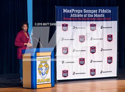 Thumbnail 1 in Marines H.S. Female Athlete of the Month - Grace Wilkinson  photogallery.