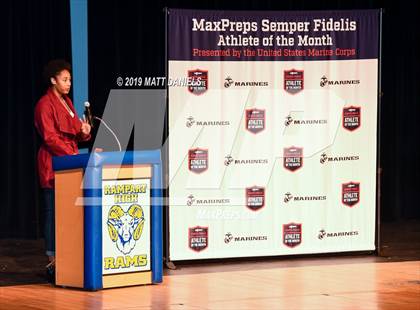 Thumbnail 2 in Marines H.S. Female Athlete of the Month - Grace Wilkinson  photogallery.