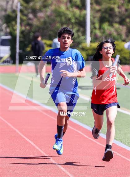 Thumbnail 3 in Kingston Tiger Relays (Boys Morning Races) photogallery.