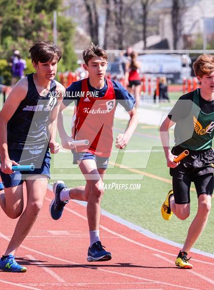 Thumbnail 2 in Kingston Tiger Relays (Boys Morning Races) photogallery.
