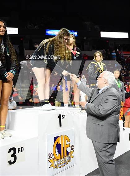 Thumbnail 3 in CIF Girls Wrestling Championships (Podium Awards) photogallery.