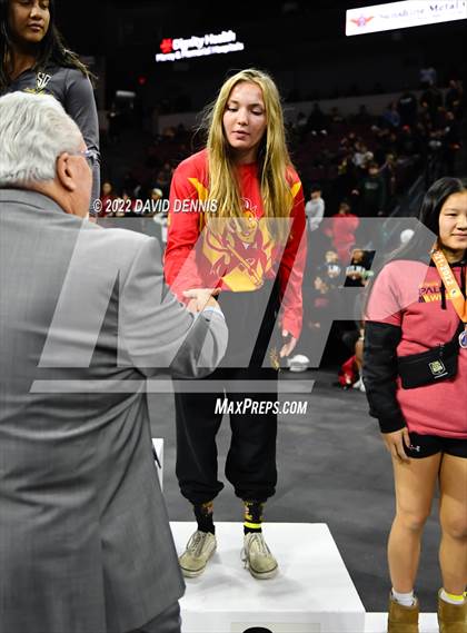 Thumbnail 1 in CIF Girls Wrestling Championships (Podium Awards) photogallery.