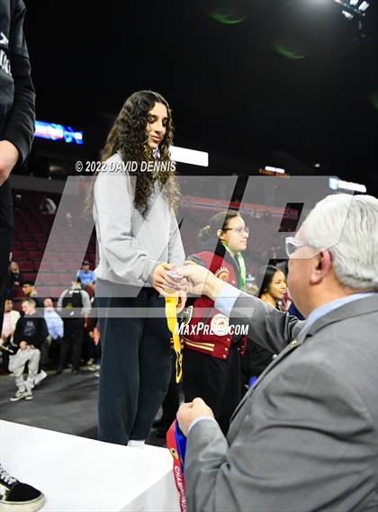 Thumbnail 3 in CIF Girls Wrestling Championships (Podium Awards) photogallery.