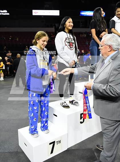 Thumbnail 1 in CIF Girls Wrestling Championships (Podium Awards) photogallery.