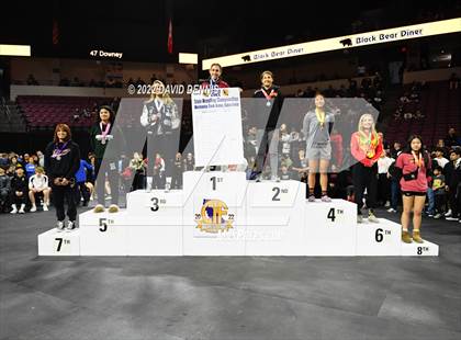 Thumbnail 2 in CIF Girls Wrestling Championships (Podium Awards) photogallery.