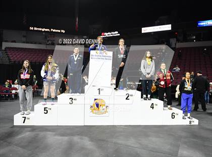 Thumbnail 3 in CIF Girls Wrestling Championships (Podium Awards) photogallery.