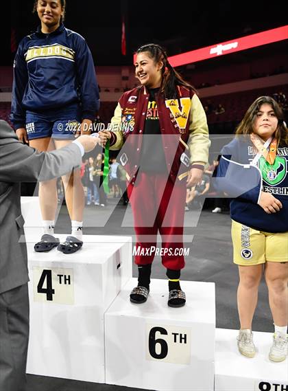 Thumbnail 3 in CIF Girls Wrestling Championships (Podium Awards) photogallery.