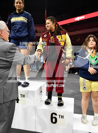 Thumbnail 1 in CIF Girls Wrestling Championships (Podium Awards) photogallery.