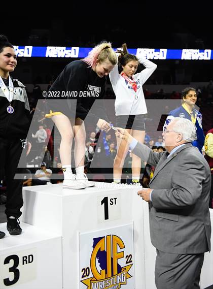 Thumbnail 3 in CIF Girls Wrestling Championships (Podium Awards) photogallery.